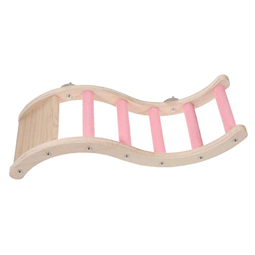 DRESSOOS Vogelleiter-Spielzeug Aus Holz Papageienkäfig-zubehör Sicheres Beißspielzeug Für Zimmervögel Neuartige Leiter Für Papageien Helles Design Zum Spielen Mit Haustieren von DRESSOOS