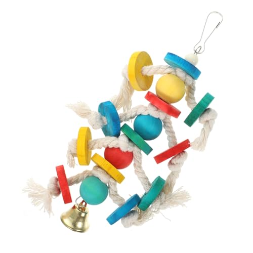 DRESSOOS Vogel Papagei vogelkäfig zubehör vogelzubehör für käfig Bird Toys Hängendes Papageienspielzeug Vogelfütterer Vogelkäfig-Beiß Vogelspielzeug zum Kauen hölzern DRESSOOS Vogel Papagei vogelkäfig zubehör vogelzubehör für käfig Bird Toys Hängendes Papageienspielzeug Vogelfütterer Vogelkäfig-Beiß Vogelspielzeug zum Kauen hölzern von DRESSOOS