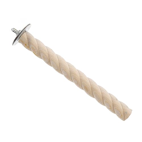 DRESSOOS Holz Papagei Barsch Spielzeug Vogel Stand Stick Vogel Käfig Zubehör Papagei Grind Sticks Für Papageien von DRESSOOS