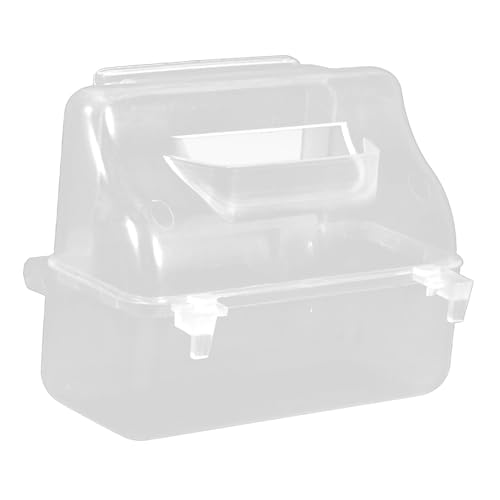 DRESSOOS Vogelfutterspender, Vogelkäfigbecher, Hängende Vogelfutterbecher, Vogelwasserfutternapf, Hühnerwasserfutterspender, Spender Für Papageien, Sittiche, Käfigzubehör von DRESSOOS