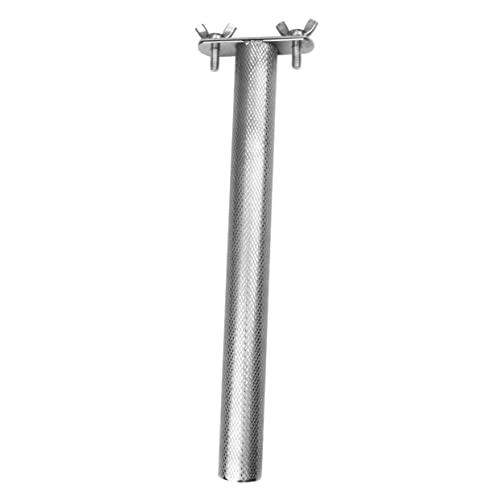 DRESSOOS Vogel Molar Stick Edelstahl Grind Sticks Vögel Barsch Zubehör Sittich Spielzeug Vögel Stehen Vögel Grind Stand von DRESSOOS