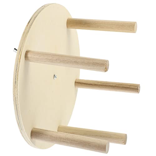 DRESSOOS Vogelspielzeug Papagei Sitzrad aus Langlebigem Material Sicher und Kreativ Dekoratives Papageienspielzeug für Käfig für Kleine Vögel und Wellensittiche Gesundheitsfördernd und von DRESSOOS