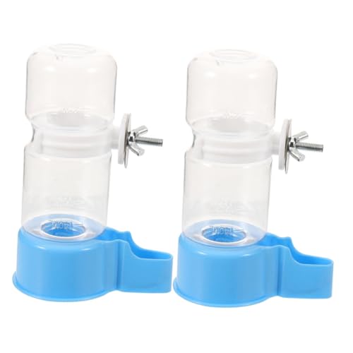 DRESSOOS Papageien-wasserspender Automatischer Vogelfutterspender Vogelkäfig-wasserfutterspender Vogel-wasserfutterspender Papageienstall-Becher Vogelkäfig-futterspender von DRESSOOS