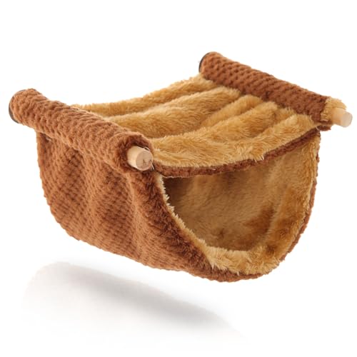 DRESSOOS Warme Hamsterhängematte Hamster-wohnraum Bequemes Meerschweinchenbett Dekoratives Chinchilla-hängematten-zubehör DRESSOOS Warme Hamsterhängematte Hamster-wohnraum Bequemes Meerschweinchenbett Dekoratives Chinchilla-hängematten-zubehör von DRESSOOS