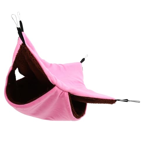 DRESSOOS Warmes Baumwollnest Für Haustiere, Bezaubernde Chinchilla Hängematte, Warmes Meerschweinchenbett, Hängematte Für Haustiere, Bequemes Hamsterbett, Zartes Meerschweinchenbett, von DRESSOOS