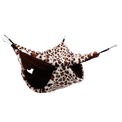 DRESSOOS Warmes Baumwollnest Für Haustiere, Winterhängematte, Bequemes Hamsterbett, Waschbares Hamsterbett, Hamster Doppelschicht Hängehängematte, Eichhörnchennest, Chinchillanest, DRESSOOS Warmes Baumwollnest Für Haustiere, Winterhängematte, Bequemes Hamsterbett, Waschbares Hamsterbett, Hamster Doppelschicht Hängehängematte, Eichhörnchennest, Chinchillanest, von DRESSOOS