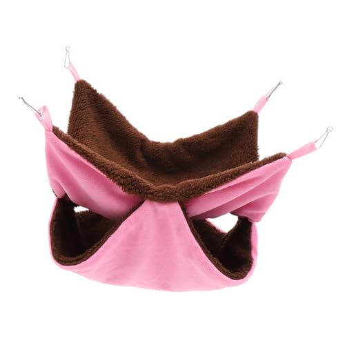 DRESSOOS Meerschweinchenbett Bequeme Chinchilla-Hängematte warme Hamster-Hängematte Heimtierbedarf Käfig Hamsterbett DRESSOOS Meerschweinchenbett Bequeme Chinchilla-Hängematte warme Hamster-Hängematte Heimtierbedarf Käfig Hamsterbett von DRESSOOS