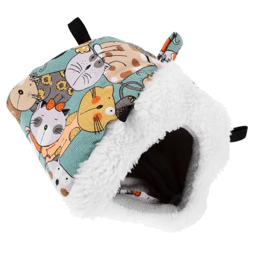 DRESSOOS Warmes Nest, Zartes Chinchilla, Warmes Hamsterhaus, Kleines Haustier Versteck, Kleine Hamsterhütte, Chinchilla, Hamsterhaus, Hamster Versteck, Hamster Spielhaus, Hamster DRESSOOS Warmes Nest, Zartes Chinchilla, Warmes Hamsterhaus, Kleines Haustier Versteck, Kleine Hamsterhütte, Chinchilla, Hamsterhaus, Hamster Versteck, Hamster Spielhaus, Hamster von DRESSOOS