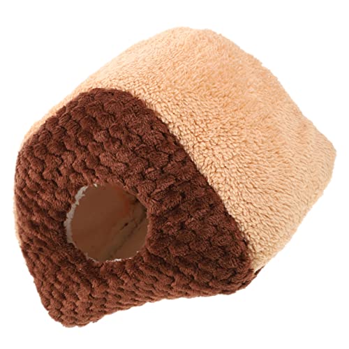 DRESSOOS Meerschweinchen Kuschelhöhle Warmes Plüschhamsterbett Bequemes Versteck Für Hamster Hasennest Gemütliches Meerschweinchennest Nest Für Kleine Haustiere Grau 1 Stück Kuscheltier Hamster DRESSOOS Meerschweinchen Kuschelhöhle Warmes Plüschhamsterbett Bequemes Versteck Für Hamster Hasennest Gemütliches Meerschweinchennest Nest Für Kleine Haustiere Grau 1 Stück Kuscheltier Hamster von DRESSOOS
