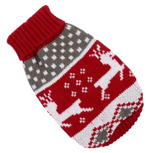 DRESSOOS Weihnachten Hund Katze Pullover Weihnachten Themen Gestrickte Welpen Mantel Warme Haustier Weste Entzückende Jumper Kostüm DRESSOOS Weihnachten Hund Katze Pullover Weihnachten Themen Gestrickte Welpen Mantel Warme Haustier Weste Entzückende Jumper Kostüm von DRESSOOS