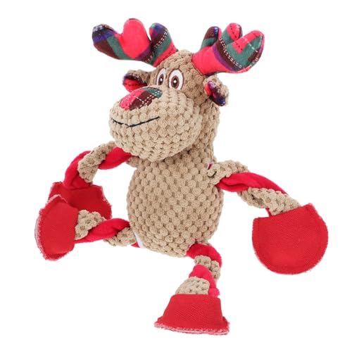 DRESSOOS Pet Dog Teething Toy Weihnachtsmann Quietschspielzeug Für Hunde Kau Und Spielzeug Für Haustiere Langlebig Und Für Und Kleine Hunde von DRESSOOS