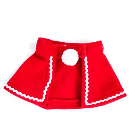 DRESSOOS Einzigartiges Katzen-weihnachtskostüm-Set Haustier-umhang Weihnachtskrone für Haustierparty von DRESSOOS