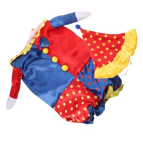 DRESSOOS Welpen-Clown-kostü Hundekostü Welpen-Shirt Halloween-kostüme Für Hunde Pyjama Für Welpen Kleider Für Den Winter Haustierkostü Welpen Kostüme Kleidung Einbiegen in von DRESSOOS