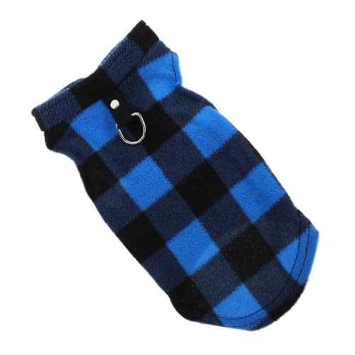 DRESSOOS Haustier Hund Weste Checked Fleece Weste Jacke D- Leinen Befestigung Hund Winter Outfit DRESSOOS Haustier Hund Weste Checked Fleece Weste Jacke D- Leinen Befestigung Hund Winter Outfit von DRESSOOS