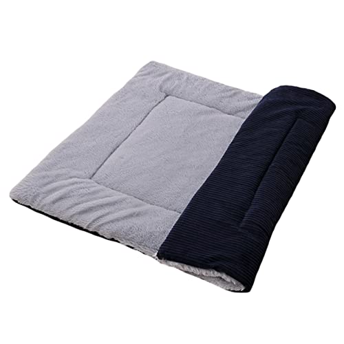 DRESSOOS Wendbare üsch Hundematte Wärmende Sofa Und Bodenmatte Für Haustiere Größe S Dunkelblau Kuscheliger Und Bequemer Hundebett Für Drinnen Und Draußen DRESSOOS Wendbare üsch Hundematte Wärmende Sofa Und Bodenmatte Für Haustiere Größe S Dunkelblau Kuscheliger Und Bequemer Hundebett Für Drinnen Und Draußen von DRESSOOS