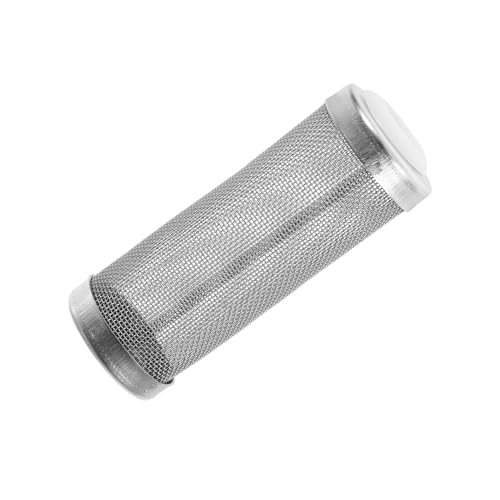 DRESSOOS Edelstahl Filterrohr Für Aquarienfilter Wiederverwendbarer Feinsieb Wasserzufuhrschutz Für 12mm Aquarienfilter Ansaugfilter Zubehör Für Fischbecken von DRESSOOS