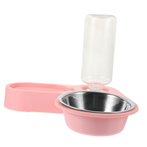 DRESSOOS Edelstahl Katze Feeder Automatische Katze Lebensmittel Wasser Dispenser für Haustier Besitzer Gehen von DRESSOOS