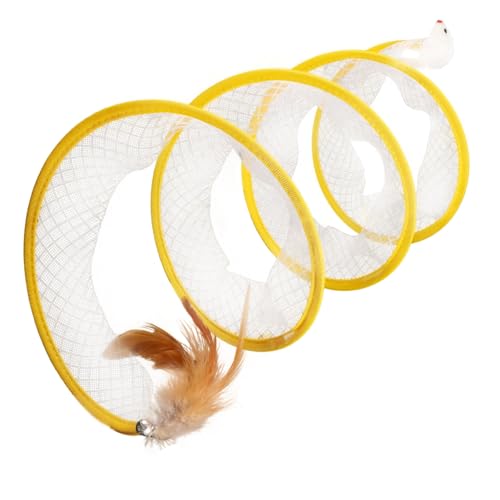 DRESSOOS Tragbares Katzenspielzeug interaktiver Katzentunnel für Hauskatzen zusammenklappbarer Katzentunnel Kratzspielzeug DRESSOOS Tragbares Katzenspielzeug interaktiver Katzentunnel für Hauskatzen zusammenklappbarer Katzentunnel Kratzspielzeug von DRESSOOS