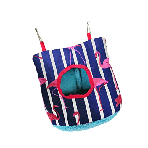 DRESSOOS Papageiennest Von Adorable Rundes Vogel-schlafbett Warmes Plüsch-vogelnest Für Den Innenbereich Größe S Zufälliges Design von DRESSOOS