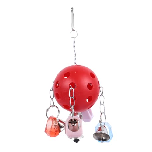 DRESSOOS Bunte Vogelkäfig Spielzeug Mit Glockenball Interaktives Hängespielzeug Für Wellensittiche Papageien Und Andere Kleintiere Zur Verbesserung Der Lebensumgebung Stressreduktion DRESSOOS Bunte Vogelkäfig Spielzeug Mit Glockenball Interaktives Hängespielzeug Für Wellensittiche Papageien Und Andere Kleintiere Zur Verbesserung Der Lebensumgebung Stressreduktion von DRESSOOS