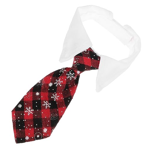 DRESSOOS Polyester Hundehalsband Weihnachtsfliege Für Hunde Weihnachtsfeier Haustierzubehör von DRESSOOS