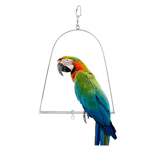 DRESSOOS Vogelspielzeug für Käfigvögel Papageienschaukelspielzeug Papageien Hängeschaukelmaterial Sicher für Vögel von DRESSOOS