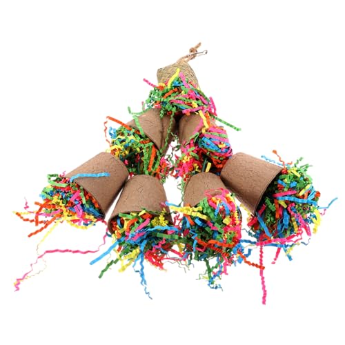 DRESSOOS Hängendes Vogelspielzeug – Kauspielzeug Für Papageien – Vogel-zerkleinerungsspielzeug – – Vogelkäfig-zubehör von DRESSOOS