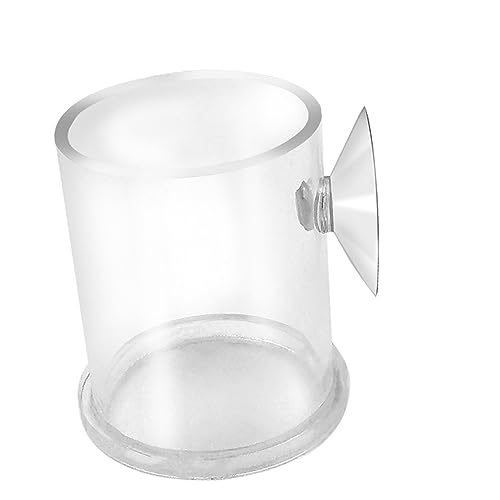 DRESSOOS Acryl Fisch Feeder Tube Tablett 25mm Boden Net Aquarium Feeder DRESSOOS Acryl Fisch Feeder Tube Tablett 25mm Boden Net Aquarium Feeder von DRESSOOS