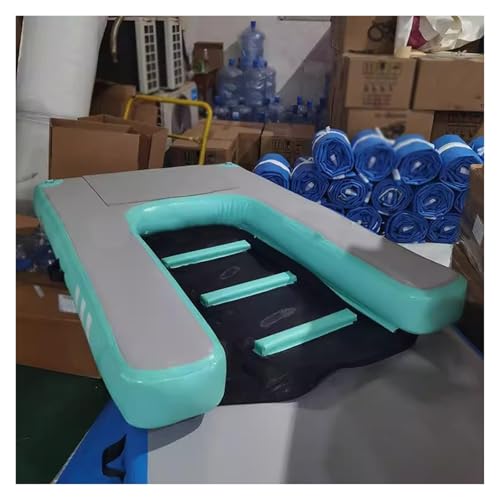Dog Bathing Ladder, Foldable Ramps for Pools, Sea, Pier, Boat, Floating Non-Slip Eva Lying Platform Dogs up to 60 kg, Easy Inflate and Deflate (Green, Dog Bathing Ladder, Foldable Ramps for Pools, Sea, Pier, Boat, Floating Non-Slip Eva Lying Platform Dogs up to 60 kg, Easy Inflate and Deflate (Green, von DRFGHK
