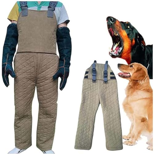 Großer Körperschutz Polizeihundetraining Bissanzug Jacke, Anti-Hunde-Overall zur Stärkung der Sicherheitskleidung, Streunende Rettungsarbeitskleidung, L von DRFGHK