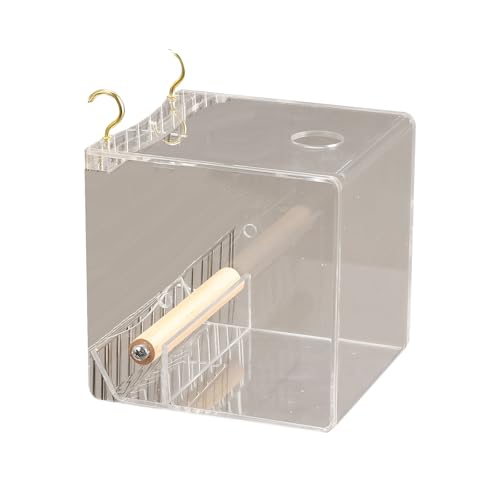 Automatischer Futterspender für Papageien, transparent, auslaufsicher, Käfigmontage, Vogelfutterschale, Vogelfutter-Zubehör Automatischer Futterspender für Papageien, transparent, auslaufsicher, Käfigmontage, Vogelfutterschale, Vogelfutter-Zubehör von DRHTDXEJ