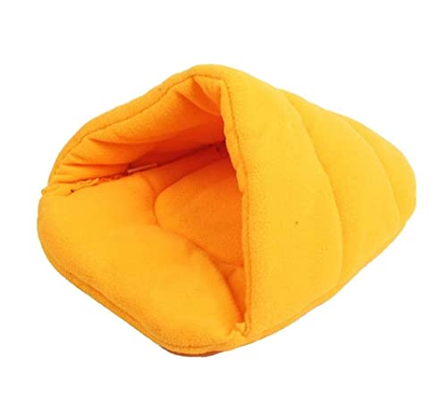 Katzenbett Haustierbett Niedliche, Bequeme Haustierprodukte, Schlafendes Haustierbett Für Hunde, Katzenhöhle, Sofa, Zwinger Für Kleine, Mittelgroße Und Große Hunde Hundesofa Schlafen (Color : Yellow von DRMEE