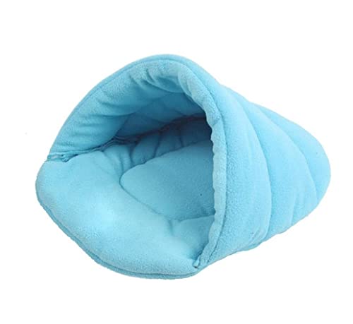 Katzenbett Haustierbett Niedliche, Bequeme Haustierprodukte, Schlafendes Haustierbett Für Hunde, Katzenhöhle, Sofa, Zwinger Für Kleine, Mittelgroße Und Große Hunde Hundesofa Schlafen (Color : Blue, von DRMEE