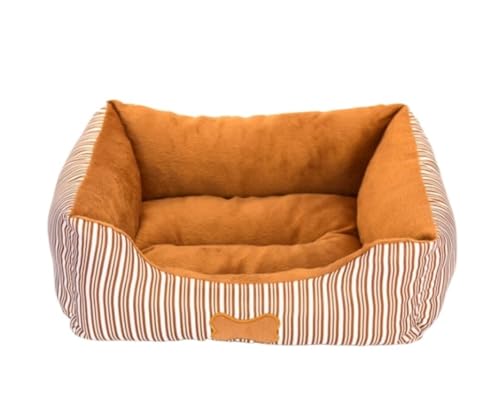 Katzenbett Haustierbett Waschbares Hundebett Für Mittelgroße Und Kleine Hunde. Extra Großes Rechteckiges Haustierbett Für Welpen Und Katzen Hundesofa Schlafen (Color : C, Size : 68 * 55cm) von DRMEE