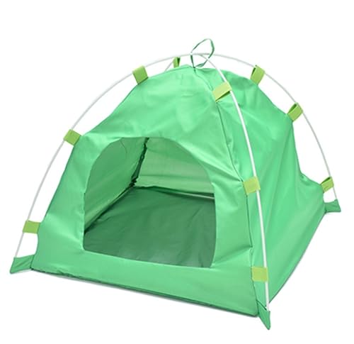 Katzenbett Haustierbett Wasserdichtes Hundezelt, Zusammenklappbares Haustierzelt Mit Kissen, Kleines Haus, Haustierbett, Zelt, Tragbar, Faltbar, Für Hunde Hundesofa Schlafen (Color : Grün, Size : 40 Katzenbett Haustierbett Wasserdichtes Hundezelt, Zusammenklappbares Haustierzelt Mit Kissen, Kleines Haus, Haustierbett, Zelt, Tragbar, Faltbar, Für Hunde Hundesofa Schlafen (Color : Grün, Size : 40 von DRMEE