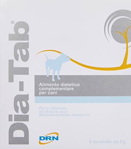 Futterergänzung Integratore Alimentare Per Cani Utile Per Bloccare La Diarrea Diatab 6 Tavolette von ICF