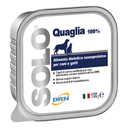 DRN Solo, Katzenfutter und Hundefutter, Wachtel, 100 g von DRN