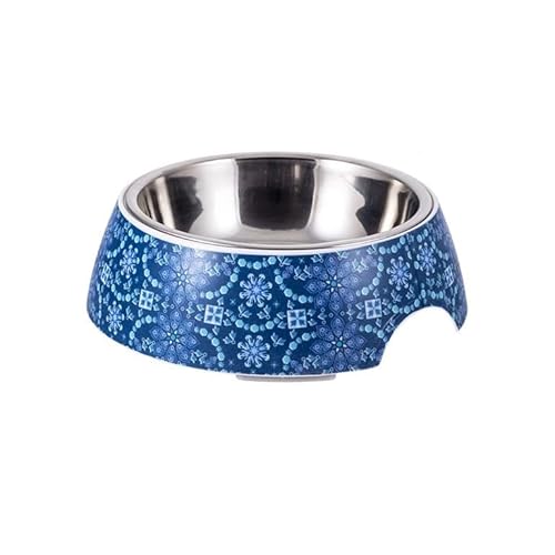 Abnehmbarer Futternapf für Hund oder Katze, Arabesk, Blau, klein, 11 x 11 x 4 cm Abnehmbarer Futternapf für Hund oder Katze, Arabesk, Blau, klein, 11 x 11 x 4 cm von DRW