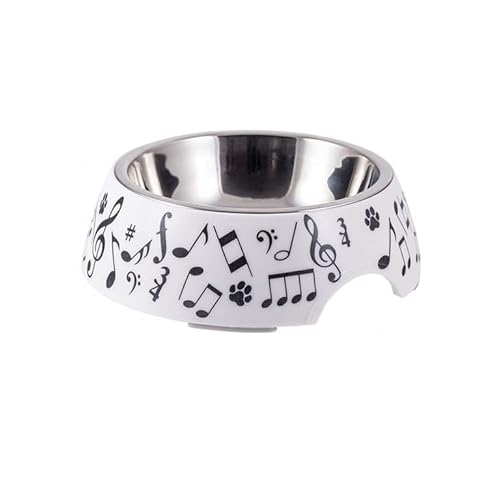 Abnehmbarer Futternapf für Hunde oder Katzen, mit Musiknoten, 11 x 11 x 4 cm Abnehmbarer Futternapf für Hunde oder Katzen, mit Musiknoten, 11 x 11 x 4 cm von DRW