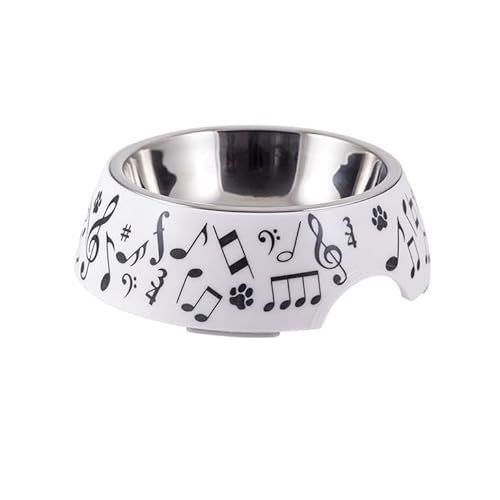 Abnehmbarer Futternapf für Hunde oder Katzen, mit Musiknoten, mittelgroß, 14 x 14 x 5,5 cm Abnehmbarer Futternapf für Hunde oder Katzen, mit Musiknoten, mittelgroß, 14 x 14 x 5,5 cm von DRW