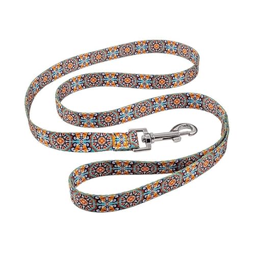 DRW Leine für Hund oder Katze, grün, mit Karabiner, 2 x 120 cm von DRW