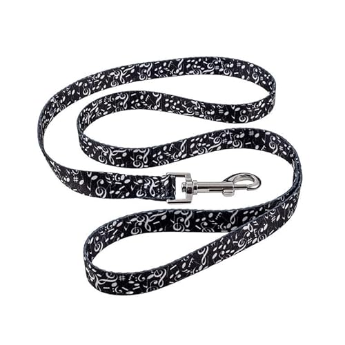 DRW Leine für Hunde oder Katzen, Musiknoten, mit Karabiner, 1,5 x 120 cm DRW Leine für Hunde oder Katzen, Musiknoten, mit Karabiner, 1,5 x 120 cm von DRW