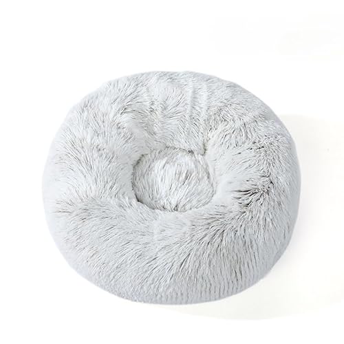 Rundes flauschiges Haustierbett – weiches beruhigendes Donut-Bett, warmes, pelziges PP-Baumwoll-Füllungskissen, selbstwärmendes Komfortnest für kleine Hunde, Katzen, für den Innen- und Winter, zum Rundes flauschiges Haustierbett – weiches beruhigendes Donut-Bett, warmes, pelziges PP-Baumwoll-Füllungskissen, selbstwärmendes Komfortnest für kleine Hunde, Katzen, für den Innen- und Winter, zum von DSAoTeng