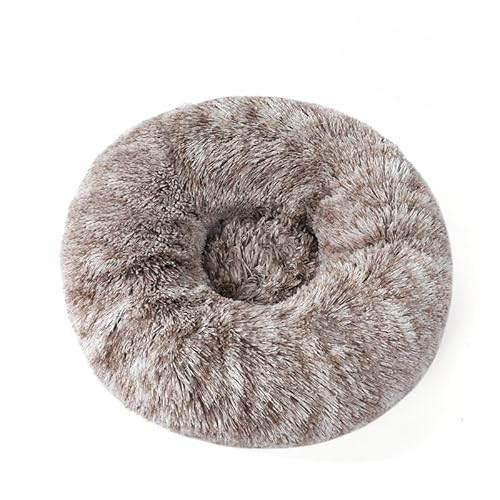 Rundes flauschiges Haustierbett – weiches beruhigendes Donut-Bett, warmes, pelziges PP-Baumwoll-Füllungskissen, selbstwärmendes Komfortnest für kleine Hunde, Katzen, für den Innen- und Winter, zum Rundes flauschiges Haustierbett – weiches beruhigendes Donut-Bett, warmes, pelziges PP-Baumwoll-Füllungskissen, selbstwärmendes Komfortnest für kleine Hunde, Katzen, für den Innen- und Winter, zum von DSAoTeng