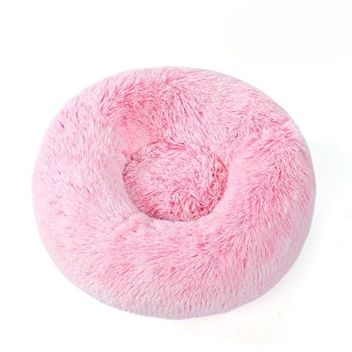 Rundes flauschiges Haustierbett – weiches beruhigendes Donut-Bett, warmes, pelziges PP-Baumwoll-Füllungskissen, selbstwärmendes Komfortnest für kleine Hunde, Katzen, für den Innen- und Winter, zum Rundes flauschiges Haustierbett – weiches beruhigendes Donut-Bett, warmes, pelziges PP-Baumwoll-Füllungskissen, selbstwärmendes Komfortnest für kleine Hunde, Katzen, für den Innen- und Winter, zum von DSAoTeng
