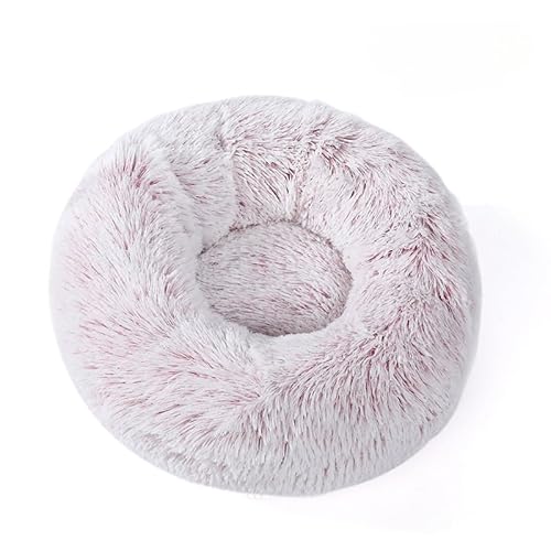 Rundes flauschiges Haustierbett – weiches beruhigendes Donut-Bett, warmes, pelziges PP-Baumwoll-Füllungskissen, selbstwärmendes Komfortnest für kleine Hunde, Katzen, für den Innenbereich Rundes flauschiges Haustierbett – weiches beruhigendes Donut-Bett, warmes, pelziges PP-Baumwoll-Füllungskissen, selbstwärmendes Komfortnest für kleine Hunde, Katzen, für den Innenbereich von DSAoTeng