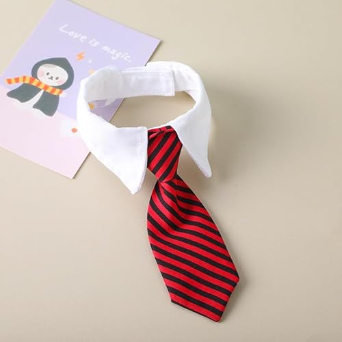 Verstellbare Fliege für Haustiere, eleganter Schal für Hunde, Gentleman, Schal mit gestreifter Fliege, Krawatte für Katzen, kleine Hunde, Fellpflege, Party, Urlaub, Geburtstag, Hochzeit, Zubehör (#2 Verstellbare Fliege für Haustiere, eleganter Schal für Hunde, Gentleman, Schal mit gestreifter Fliege, Krawatte für Katzen, kleine Hunde, Fellpflege, Party, Urlaub, Geburtstag, Hochzeit, Zubehör (#2 von DSAoTeng