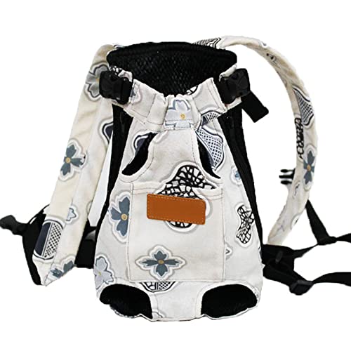 DSHJIE Transporttasche für Haustiere, Transporttasche für Hunde und Katzen, Transporttasche für Reisen, Bauchträger, Brust für kleine Hunde, Welpen, Katzen, für Traveling Hiking (M,A/9) von DSHJIE