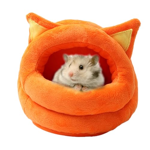 DSOPV Hamsternest, Meerschweinchenbett, weiches Bett mit abnehmbarem Thermopolster, für Garten, Terrasse für Hamster, saisonales warmes Baumwollnest (A) von DSOPV