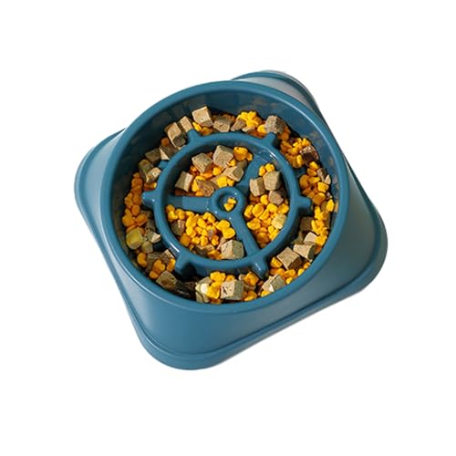 Pet Slow Feeder Bowls, Slow Feeder Hundenapf, Anti-Schlupf Gesundes Essen, Anti-Schling-Puzzle-Futterspender Hundenäpfe, Interaktiver Hundenapf für kleine mittelgroße große Hunde Katzen für Zuhause von DSOPV